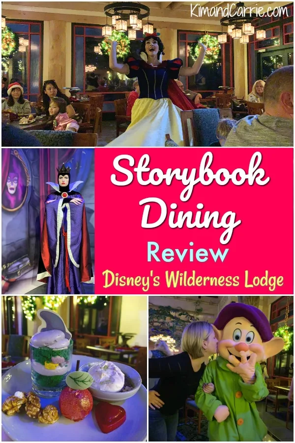Storybook Dining Review at Disneys Wilderness Lodge Artist Point