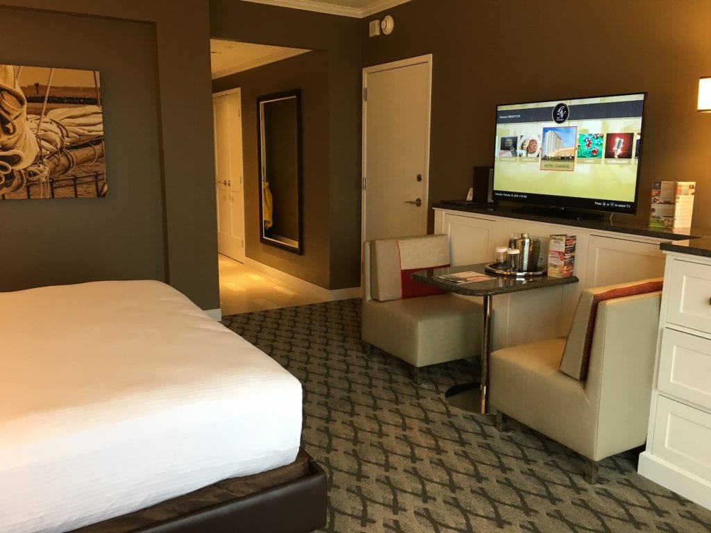 Golden Nugget Hotel room interior Lake Charles LA