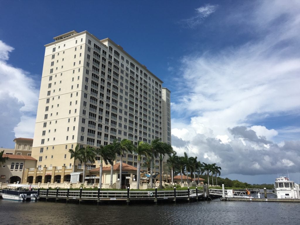 Westin cape Coral fl hotel on waterfront at marina
