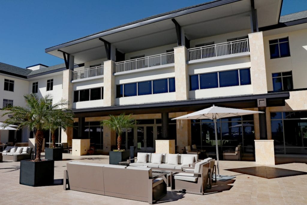 patio furniture porch Embassy Suites St. Augustine Beach Oceanfront Resort