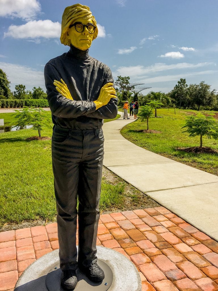 Punta-Gorda-FL-peace-river-botanical-sculpture-gardens-yellow-andy