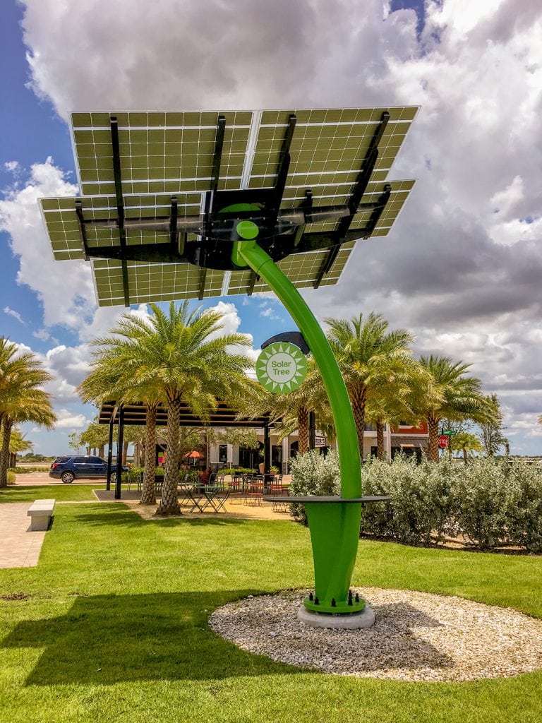 solar panel tree Babcock Ranch Punta Gorda fl