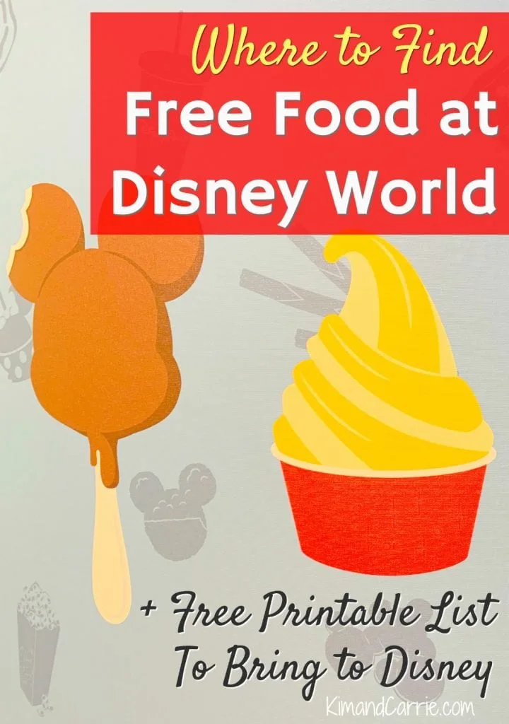 Free Food at Disney World