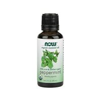 NOW Essential Oils, Organic Peppermint Oil, Invigorating Aromatherapy Scent, Steam Distilled, 100% Pure, Vegan, 1-Ounce