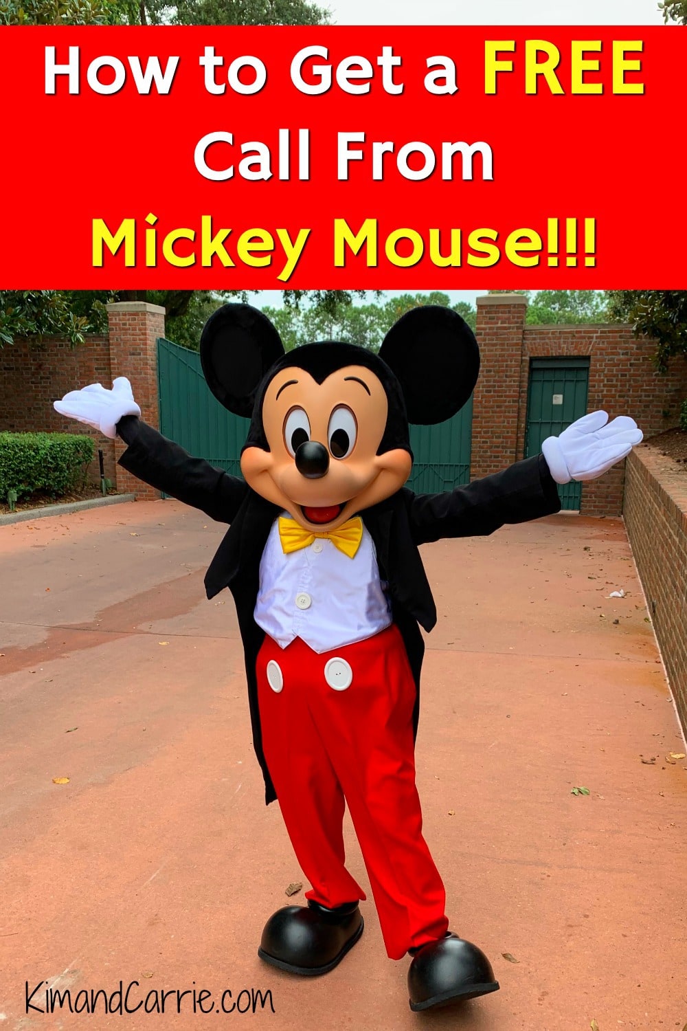 How to Get a Call from Mickey Mouse