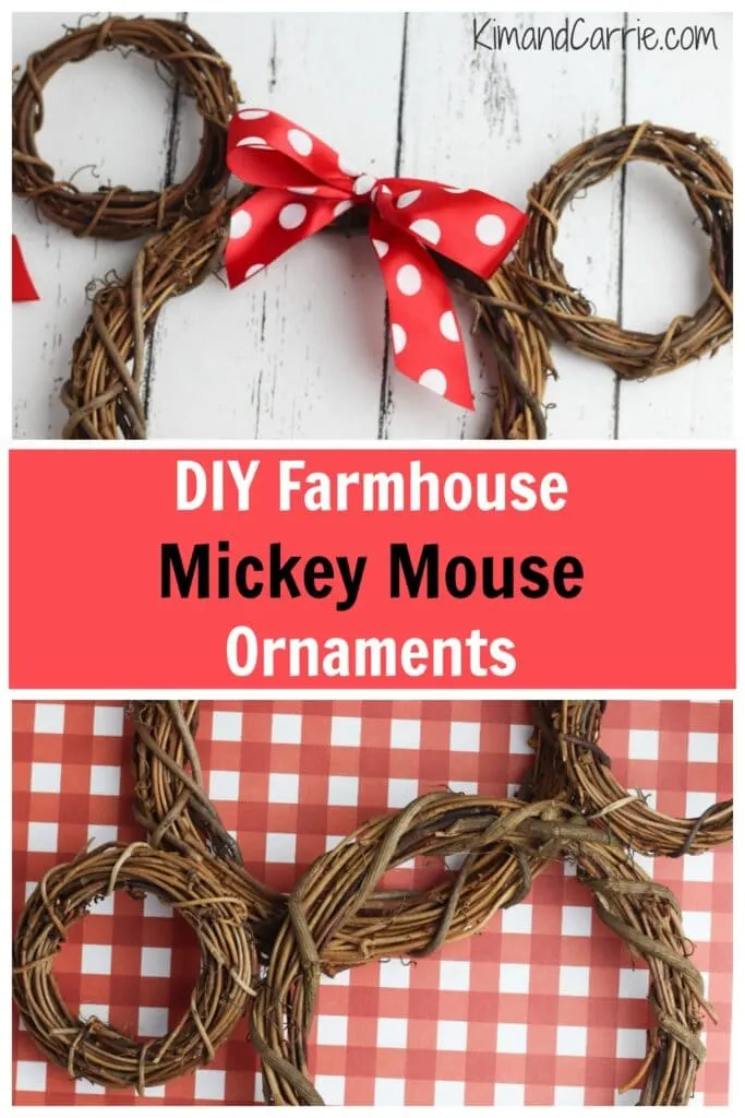 Mickey Mouse grapevine wreaths farmhouse decor