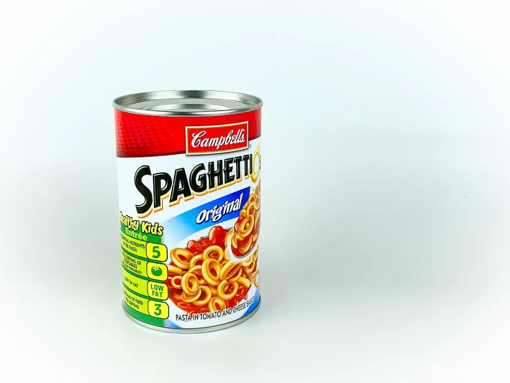 spaghettios soup can best gag gift
