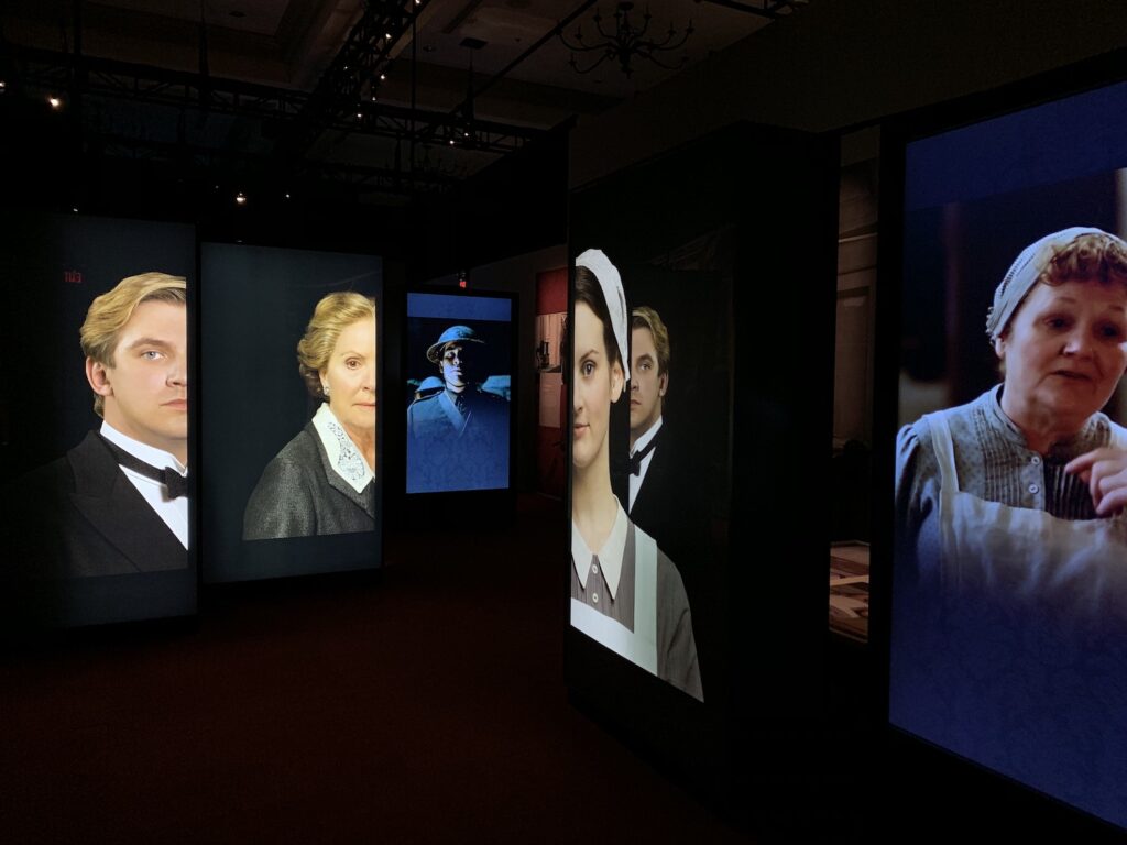 downton abbey characters in Biltmore estate exhibit