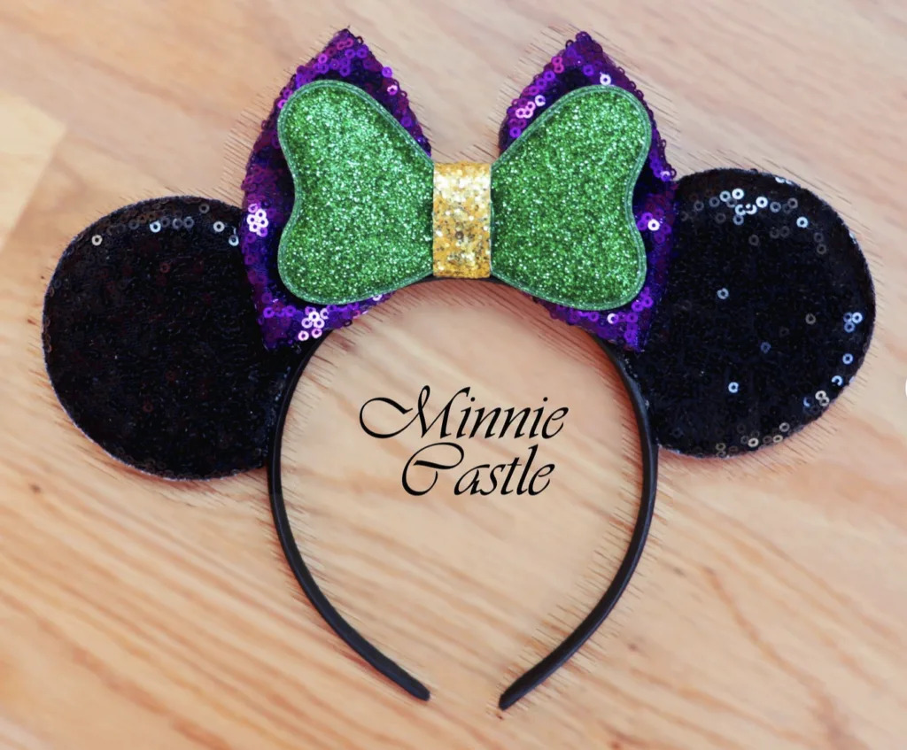 Disney Mardi Gras ears Minnie Mouse headband