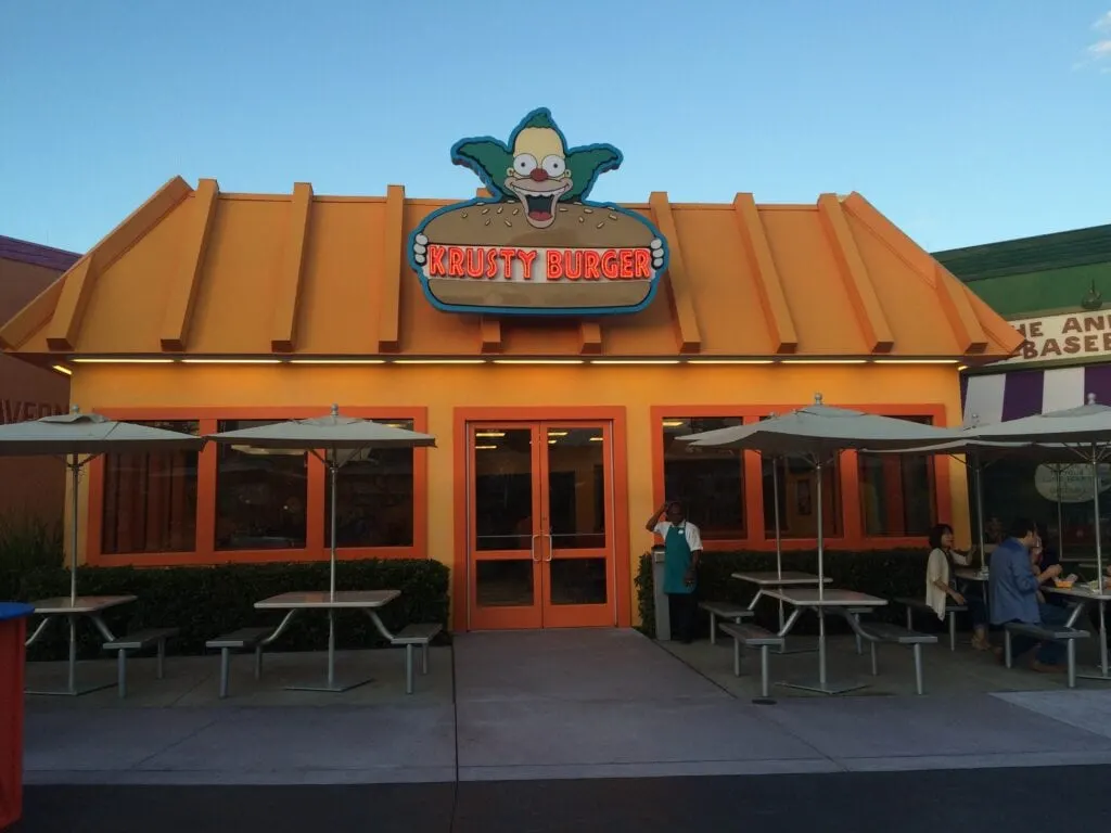 Krusty Burger restaurant Universal Orlando Resort