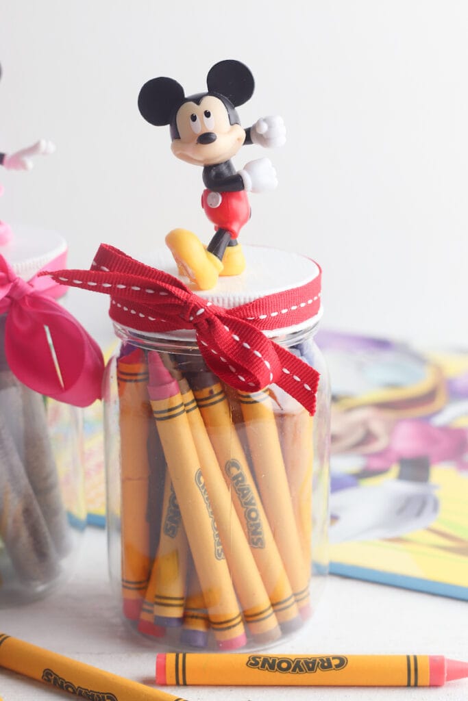 Mickey Mouse storage jar DIY Craft