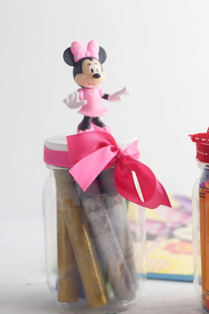 Minnie Mouse storage jar DIY