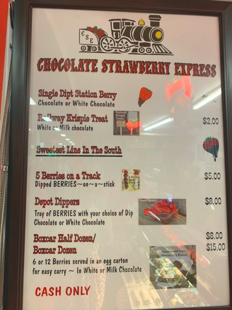 Florida strawberry festival menu