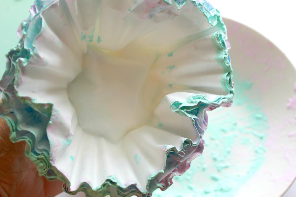 diy coffee filter flowers instructions
