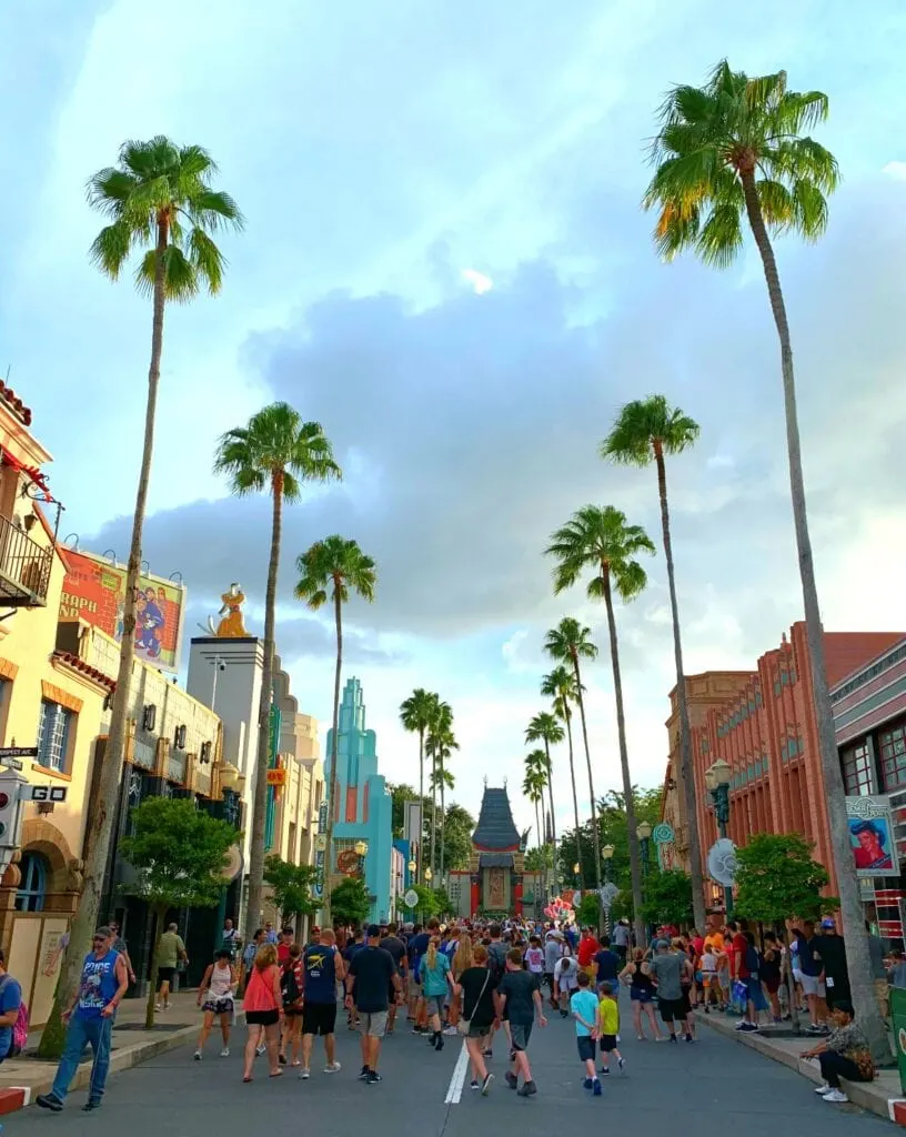 road through Disney's Hollywood Studios
