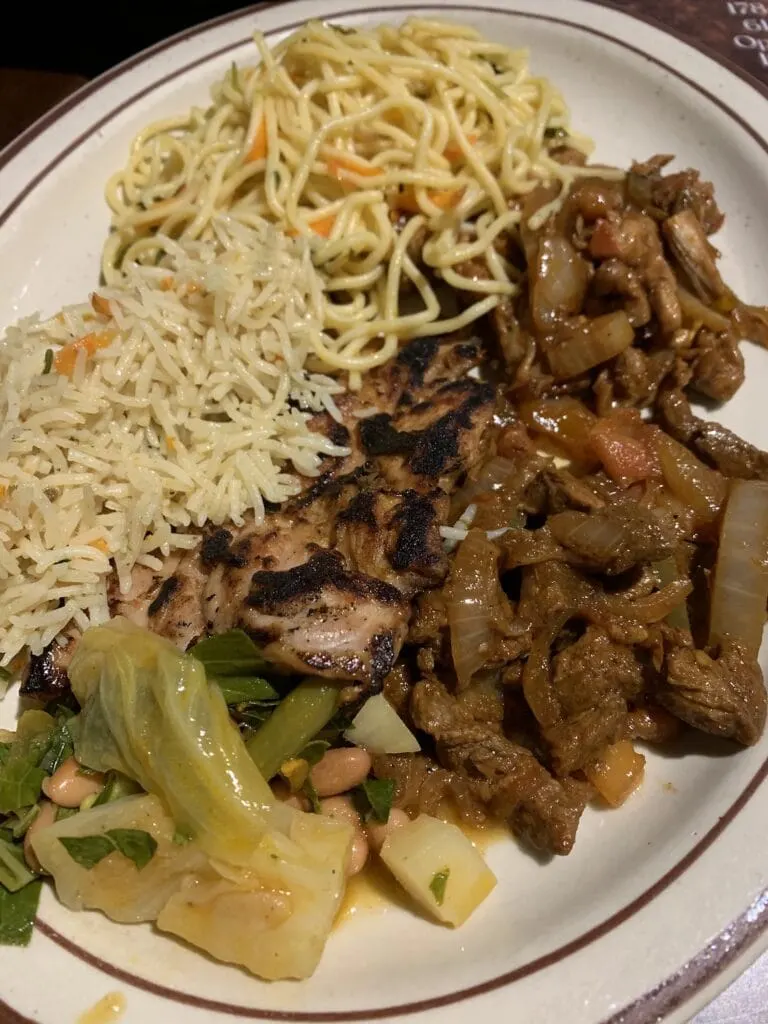 somali cuisine on a plate