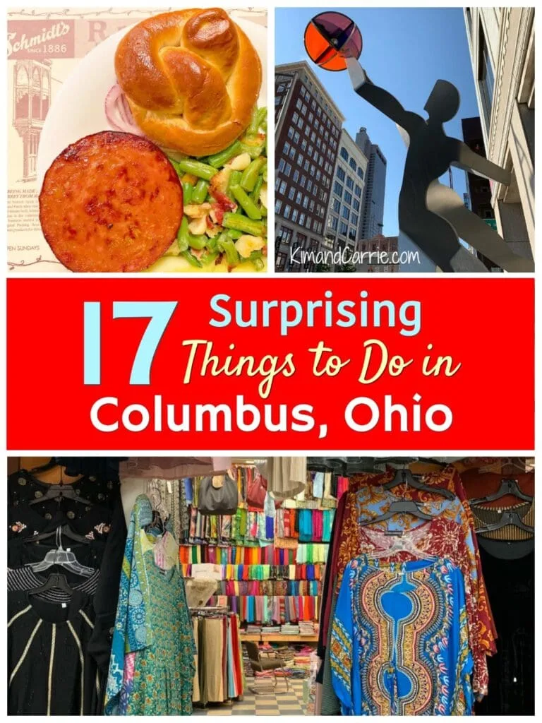 collage of Columbus Ohio things to do