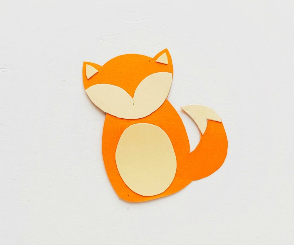 woodland fox paper craft