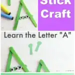 alien popsicle stick craft