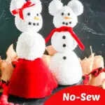 sock snowman craft without rice