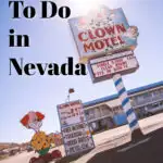 clown motel sign in Nevada
