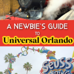 Hogwarts express train and entrance to Seuss Landing at Universal Orlando