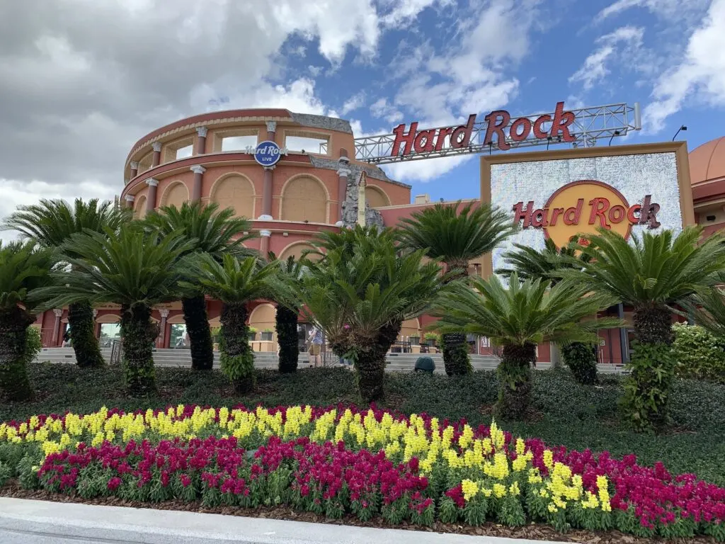 Hard Rock Cafe exterior at Universal Orlando CityWalk