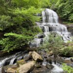 Pearsons Falls waterfall cascading down rocks