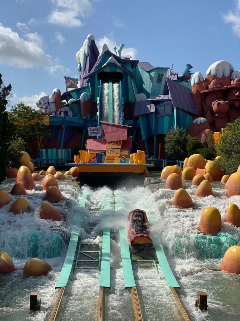 Dudley Do-Right Falls water ride at Universal Studios Orlando