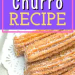 churros on a plate