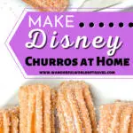churros coated in sugar on a white background