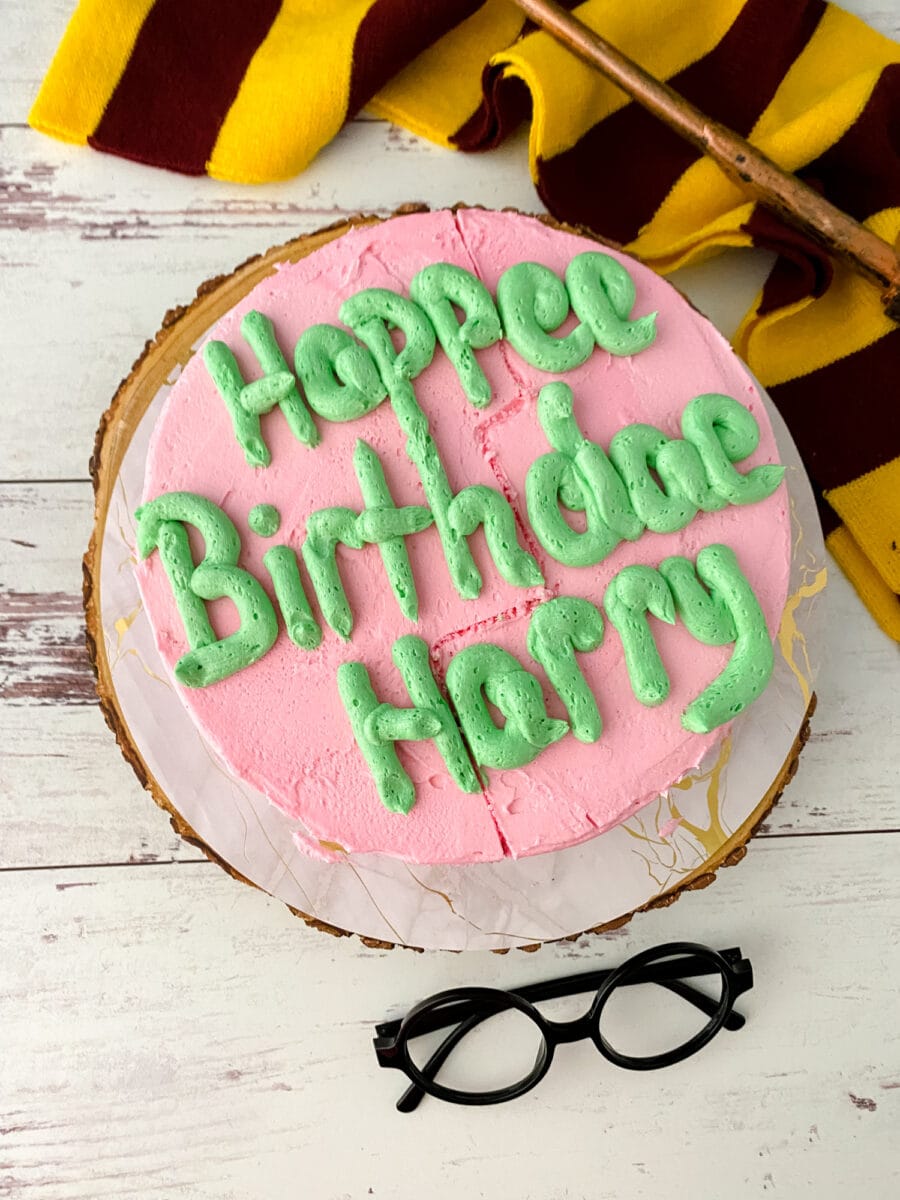 Harry Potter Birthday Cake from Hagrid Kim and Carrie