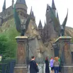 entrance to Hogwart's Castle at Universal Studios Wizarding World of Harry Potter