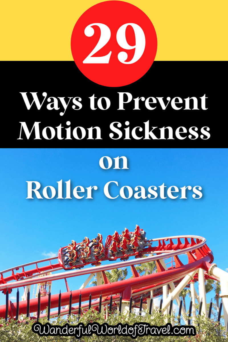 29 Ways to Prevent Motion Sickness on Roller Coasters and Amusement