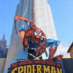 exterior of amazing adventures of spider man ride