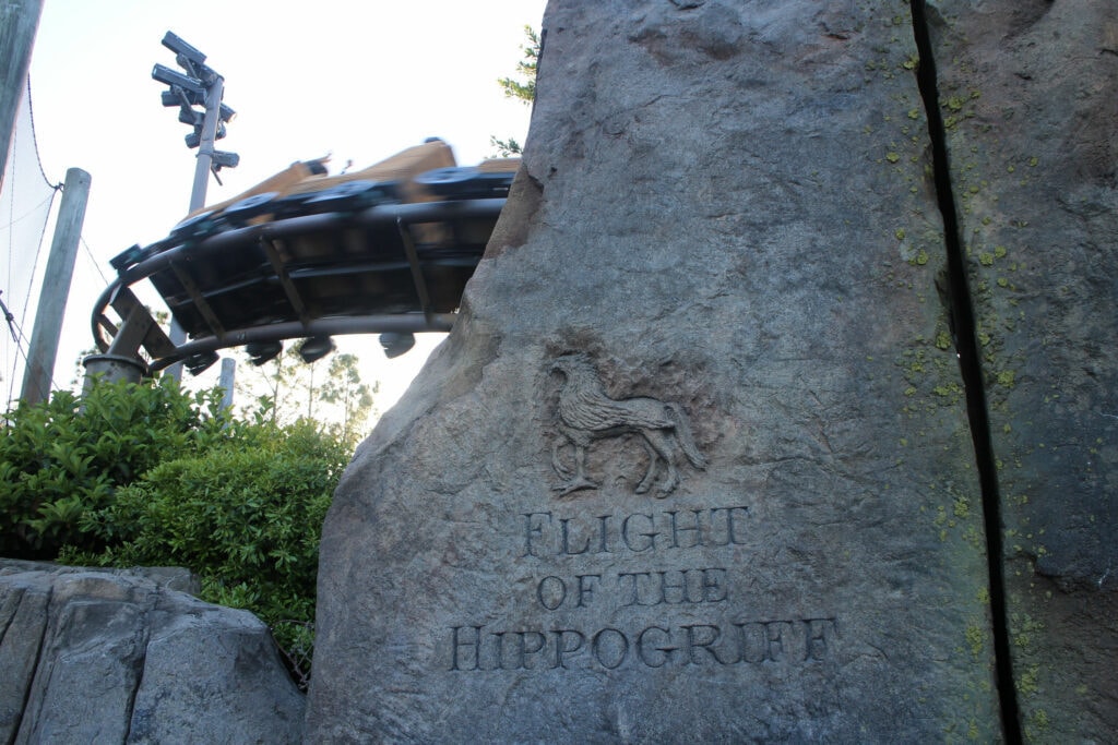 flight of the hippogriff ride at Universal Studios Orlando