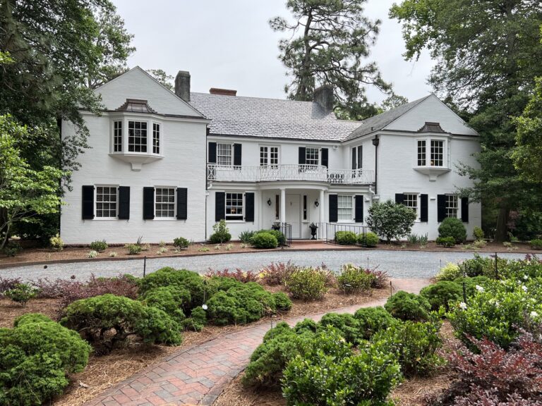 exterior of weymouth center for arts and humanities in southern pines, nc