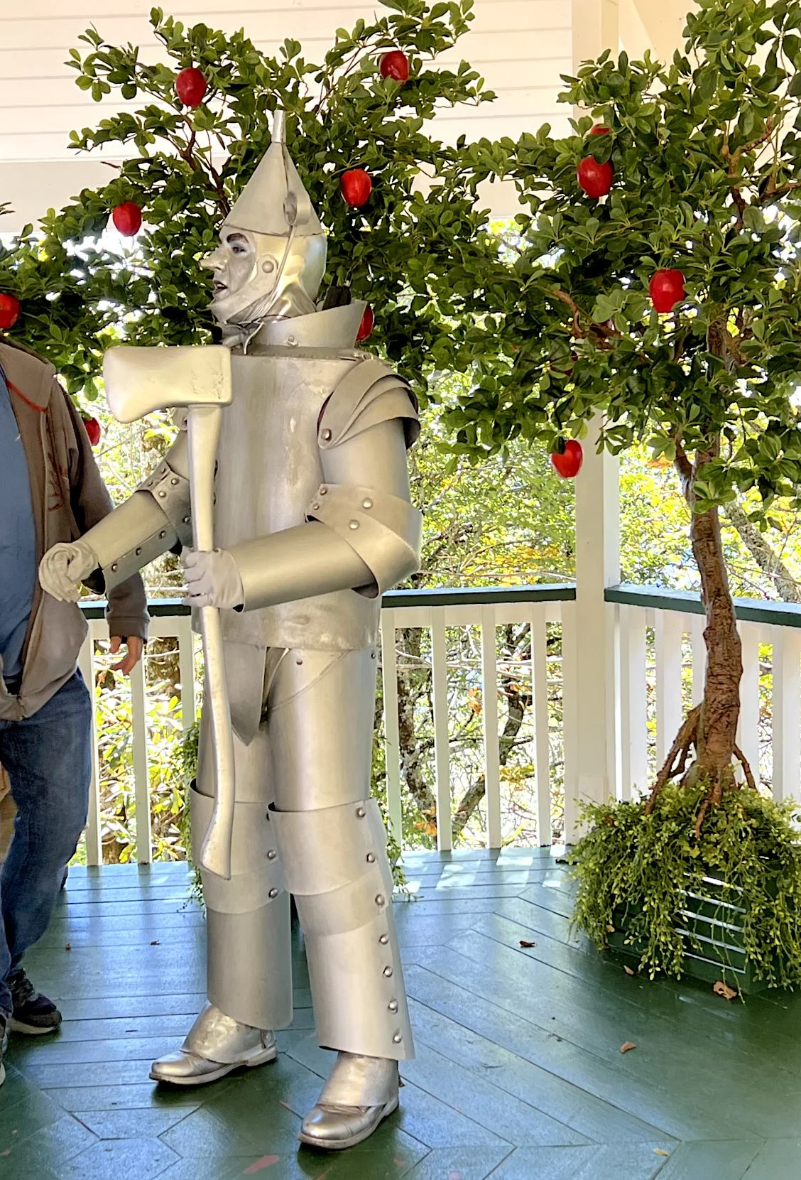 Land of Oz Theme Park Tin Man Character Meet and Greet