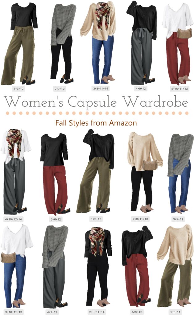 Women's capsule wardrobe from amazon.