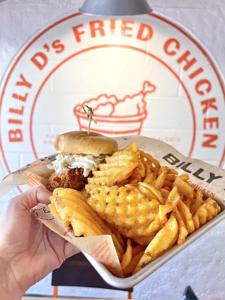 As part of your Asheboro itinerary, make sure to swing by Billy D's Fried Chicken for a delicious meal.