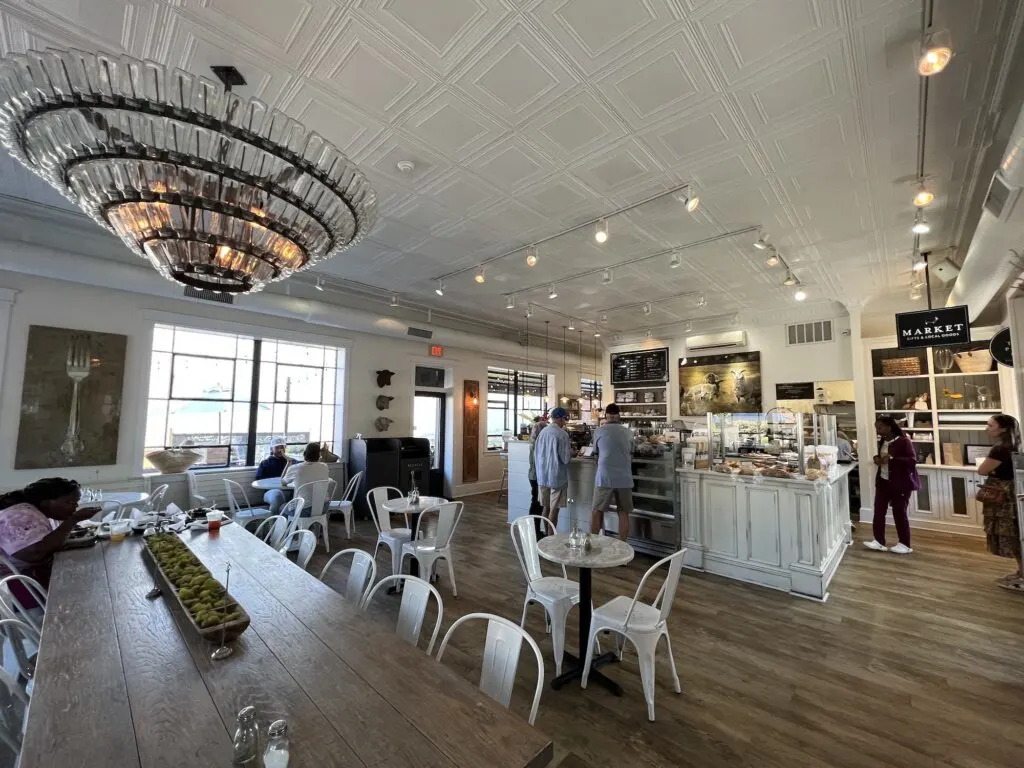 interior of farmhouse style bakery in asheboro nc